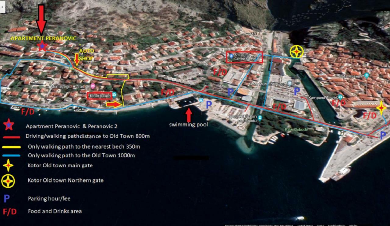 Apartments Peranovic 2 Kotor Kültér fotó